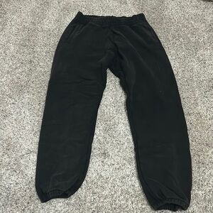 OFFLINE By Aerie Black Throw-Back Fleece Joggers Size S